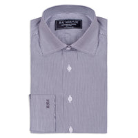 Bespoke - Dark Blue & White Striped Shirt
