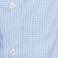 Bespoke - Light Blue Mini Checked Tailored Shirt